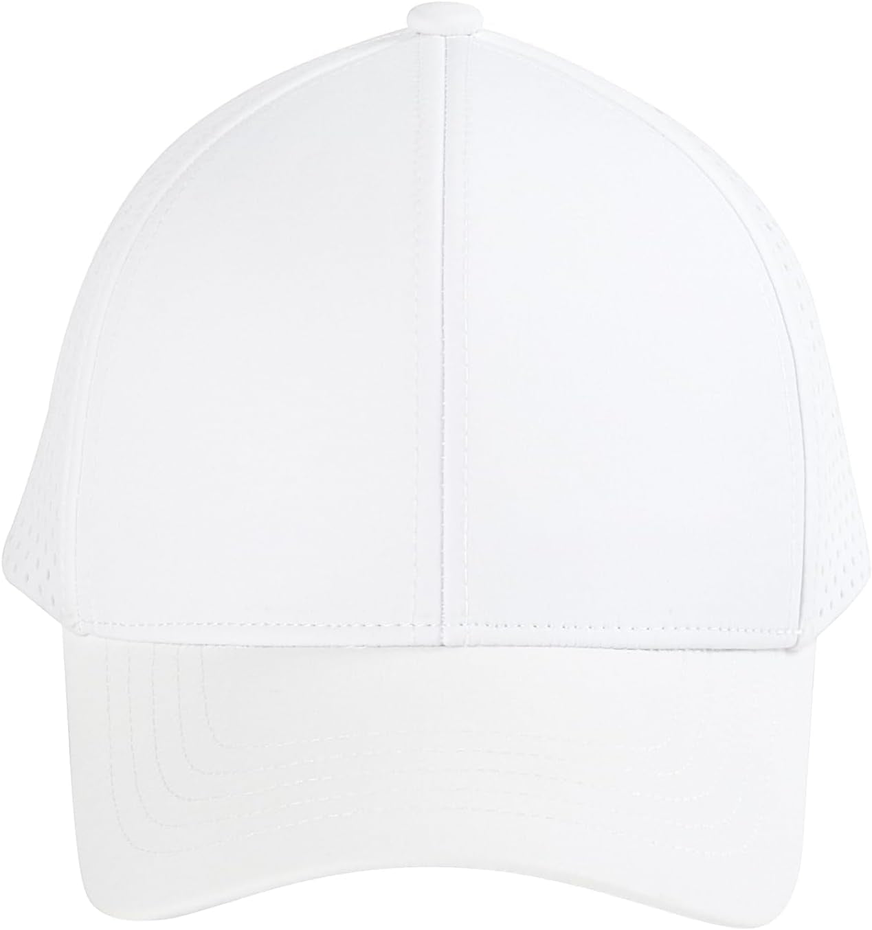 Men Quick Dry Baseball Cap Laser Cut Mesh Ball Curved Brim Snapback Hat