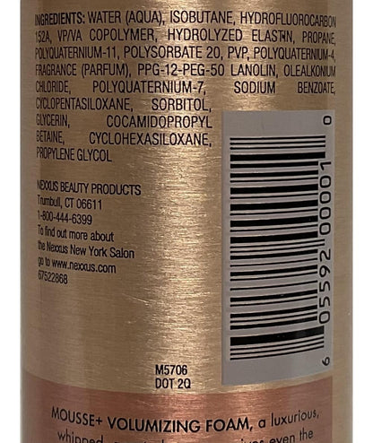 Mousse plus 10.6 Ounce Volumizing Foam Medium Hold (313Ml) (2 Pack)