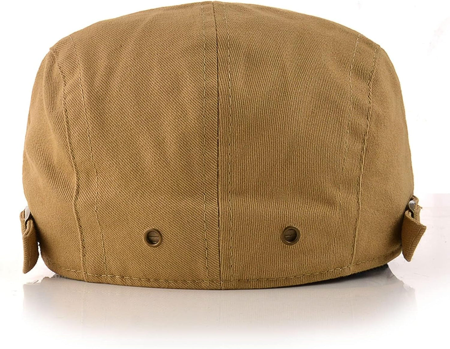 Men'S Beret Hat Cotton Buckle Adjustable Newsboy Hats Cabbie Gatsby Cap