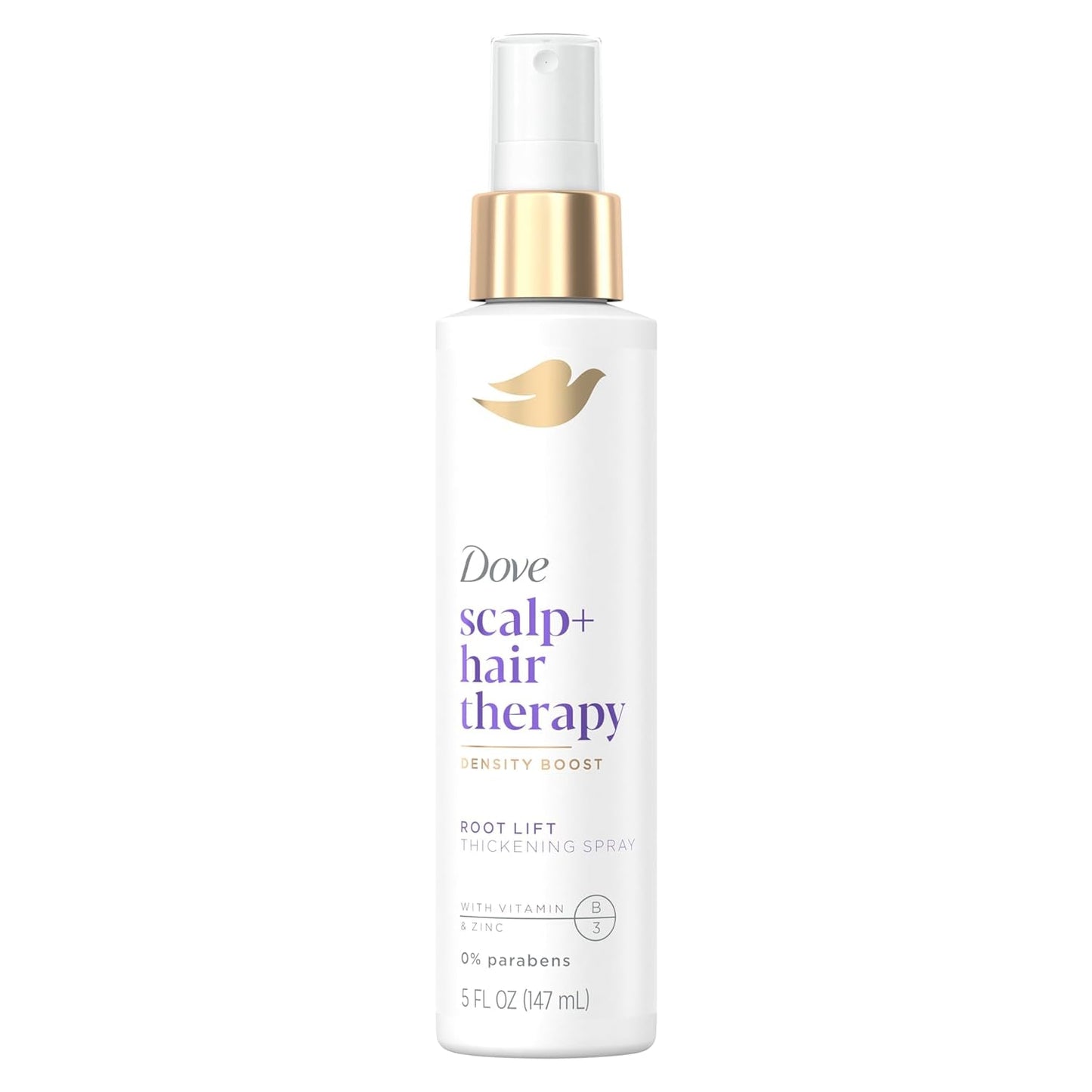 Density Boost Root Lift Thickening Spray for Fuller Hair and Scalp Therapy, with Vitamin B3, Zinc and 0% Sulfates, 5 Oz - WORLD TIME VISITS