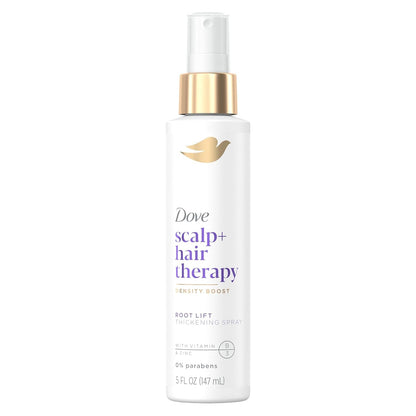 Density Boost Root Lift Thickening Spray for Fuller Hair and Scalp Therapy, with Vitamin B3, Zinc and 0% Sulfates, 5 Oz - WORLD TIME VISITS
