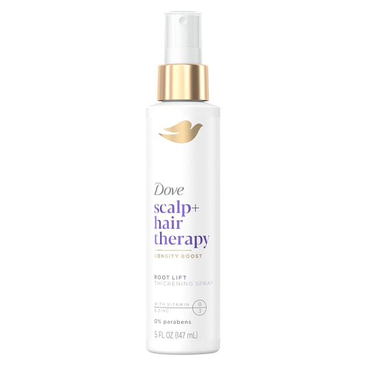 Density Boost Root Lift Thickening Spray for Fuller Hair and Scalp Therapy, with Vitamin B3, Zinc and 0% Sulfates, 5 Oz - WORLD TIME VISITS