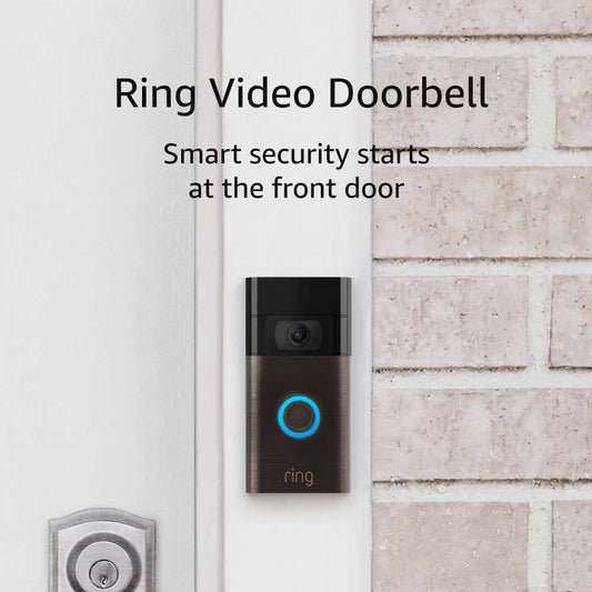 Video Doorbell – 1080P HD Video, Improved Motion Detection, Easy Installation (2020 Release) – Venetian Bronze