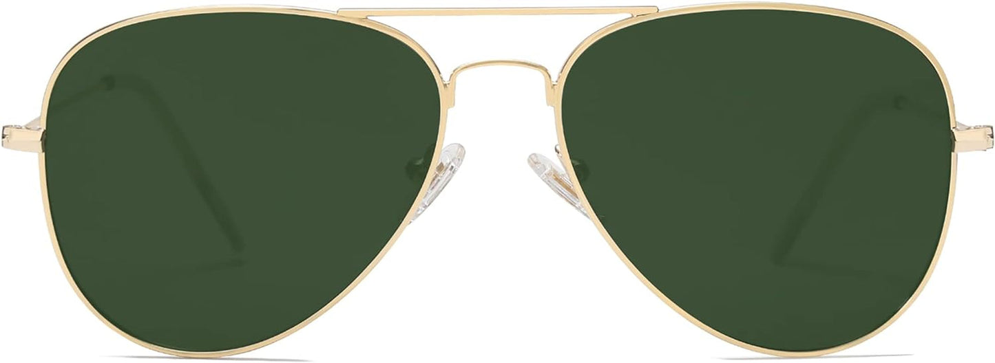 Classic Aviator Polarized Sunglasses for Men Women Vintage Retro Style