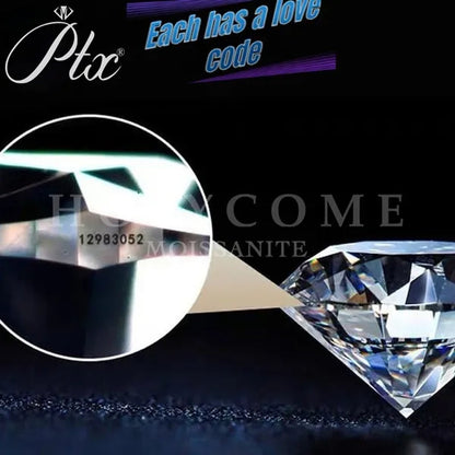 HOLYCOME  Loose Gemstones Moissanite Diamond Best EF Color 3ct Excellent Undefined Cut Gem Stone For Jewelry Diamond Ring