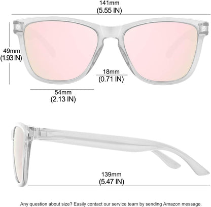 Polarized Sunglasses for Women Men Trendy Classic Retro Designer Style