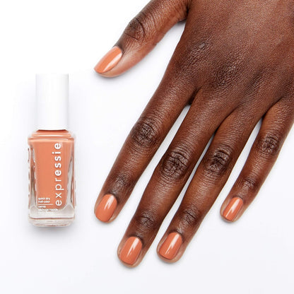Expr Quick-Dry Vegan Nail Polish, Desk Mani, Peachy Beige, 0.33 Ounce