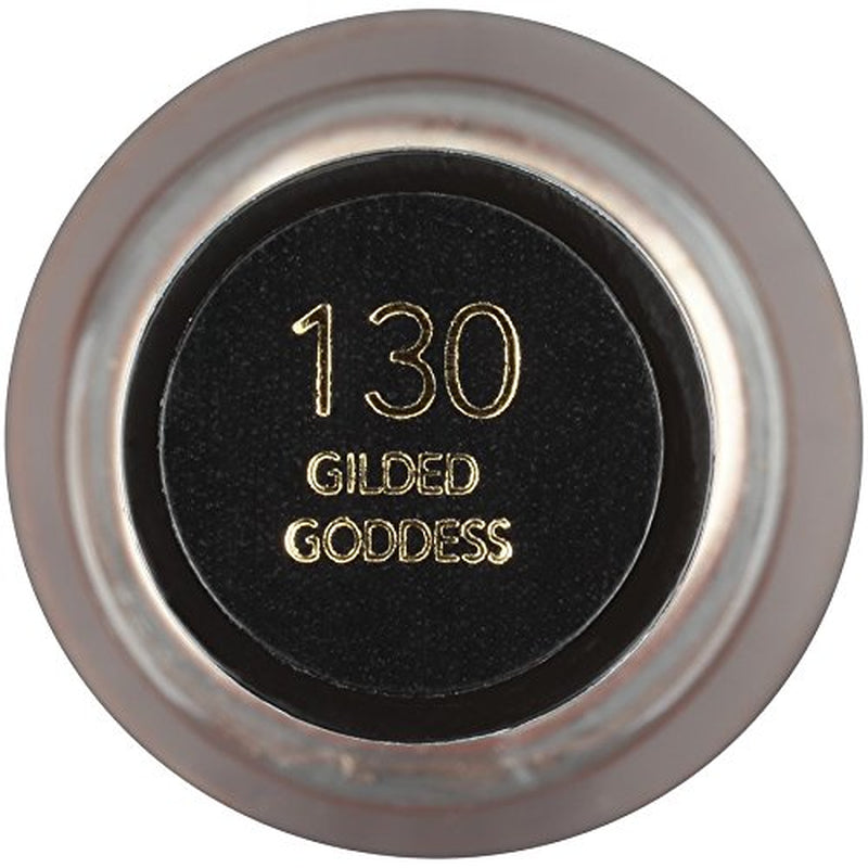 Nail Enamel, Chip Resistant Nail Polish, Glossy Shine Finish, in Nude/Brown, 130 Gilded Goddess, 0.5 Oz