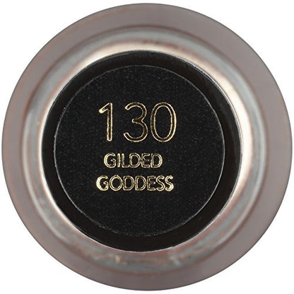 Nail Enamel, Chip Resistant Nail Polish, Glossy Shine Finish, in Nude/Brown, 130 Gilded Goddess, 0.5 Oz