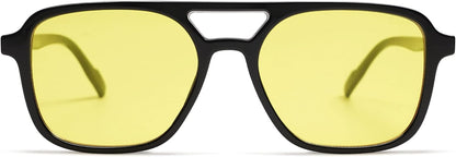 Retro Aviator Sunglasses for Women Men,Trendy Rectangle Womens Mens Shades Sun Glasses SJ2202