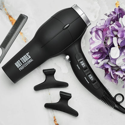 Pro Artist 1875W Turbo Ionic Dryer | Smooth, Frizz Free Blowouts (Black)