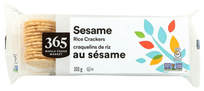 , Sesame Rice Crackers, 3.57 Ounce
