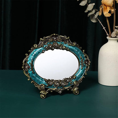 Wedding Gift Mirror Bride Retro European Style Makeup Mirror Desktop Russian Princess Dressing Mirror Exotic Style