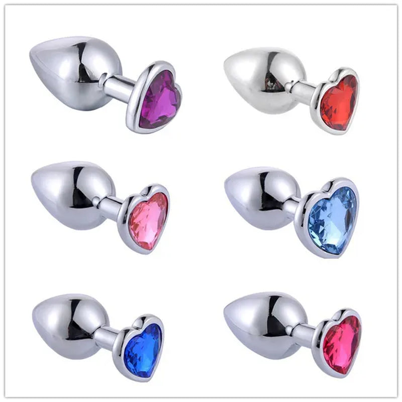1/3PCS Creative Silver Heart Shape Diamond Training Tools Sticks - WORLD TIME VISITS
