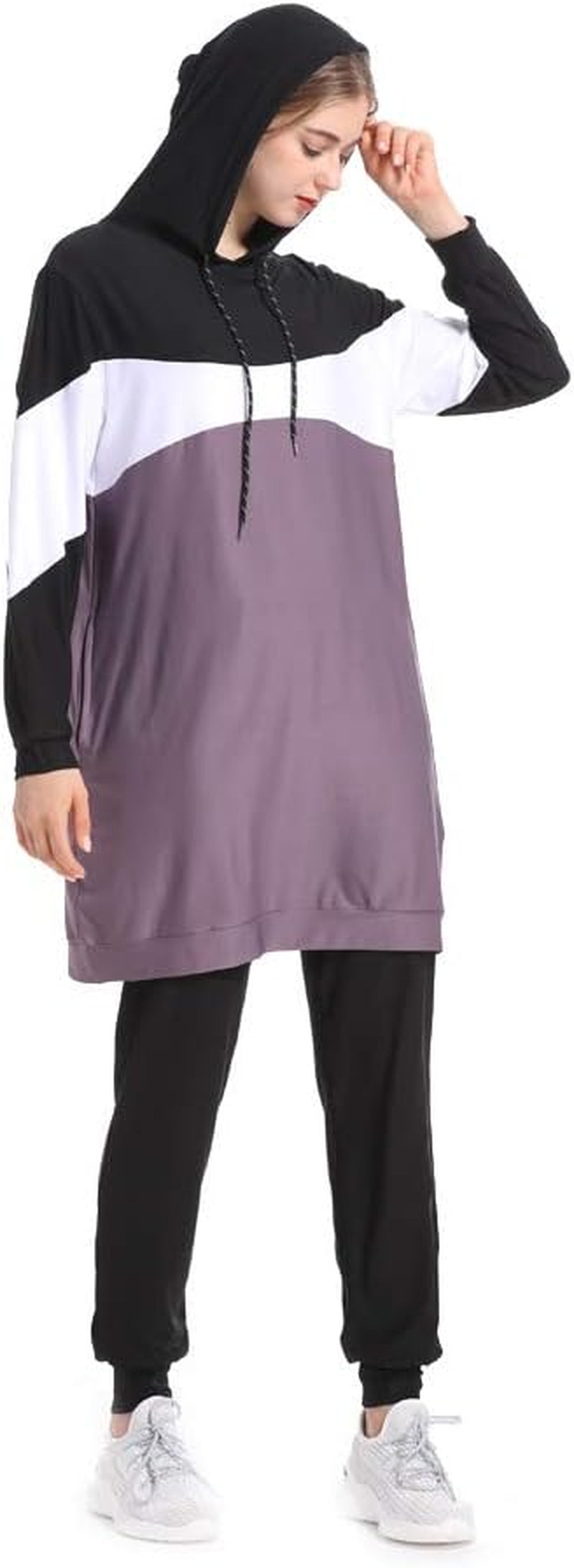 Muslim Tracksuits Set Muslim Jumper Hoodie Muslim Women Sportswear Islamic Tracksuit Muslimah Sweatshirt Sets