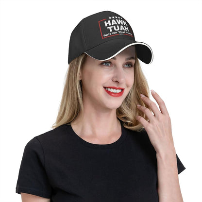 Hawk Tush Hat Hawk Tush Spit on That Thing Hat for Women Funny Baseball Hat Funny Gifts for Women, Black-2
