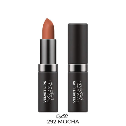 Coco La Rue Creamy Velvet Lipstick Lustrous Mauve Lipstick, High-Shine Plumping Lip Balm, Hydrating Lip Color (CLR-C 292 Mocha) - WORLD TIME VISITS