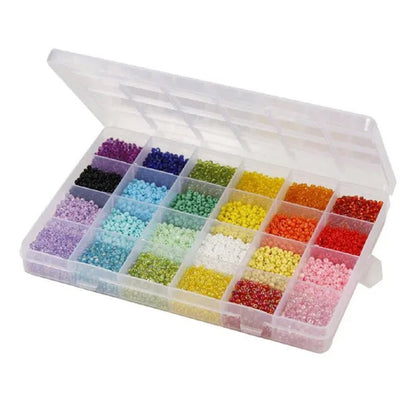 3Mm Glass Seed Spacer Beads for DIY Bracelet Necklace Earring Jewelry Making Accessorie Supplies