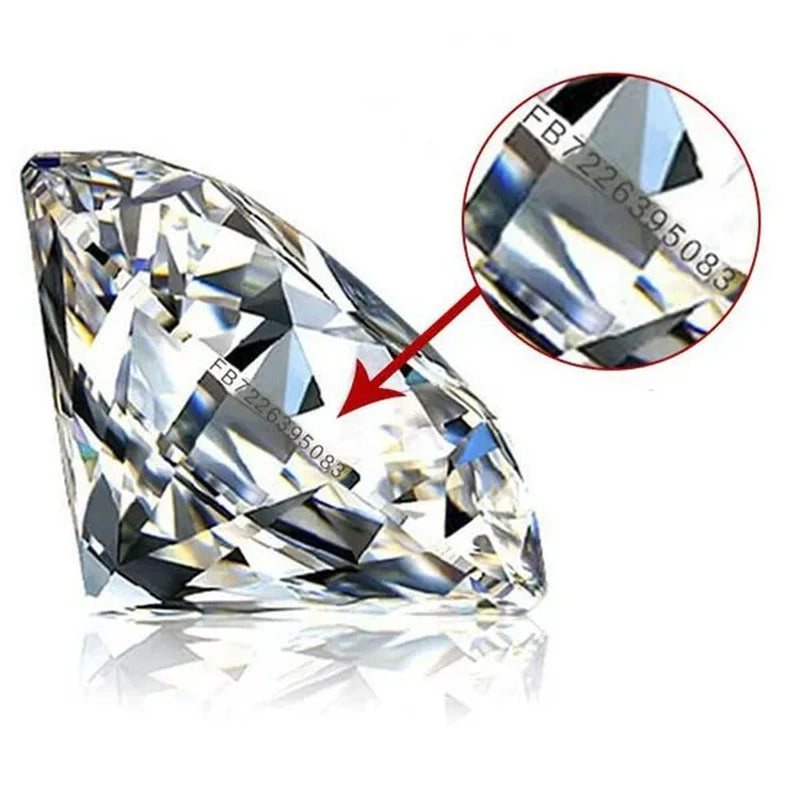 3Ct 100% Real Moissanite Loose Stone for Jewelry Shop G Color VVS1 Grade High Quality Moissanite