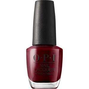 OPI Nail Lacquer, Got the Blues for Red, Red Nail Polish, 0.5 Fl Oz