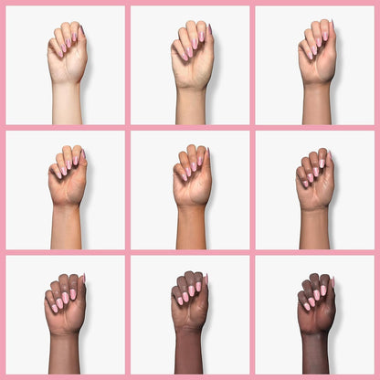 Jelly Pink Gel Nail Polish Set, 10 Colors Spring Summer Nude Kit Milky White Natural Gel, Soak off LED DIY Art Salon Manicure Gifts for Girls.