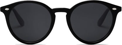 Retro round Polarized Sunglasses for Women Men Classic Vintage Sunnies SJ2069