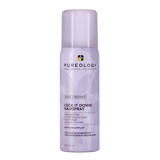 Style + Protect Lock It down Hairspray for Color-Treated Hair - Provides Maximum Hold and Radiant Shine, Silicone Free & Vegan - WORLD TIME VISITS