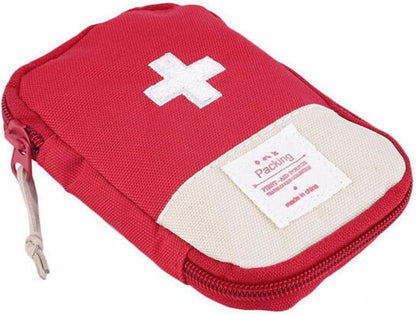 Portable Mini First Aid Pouch,Outdoor Camping Home Survival First Aid Kit Bag