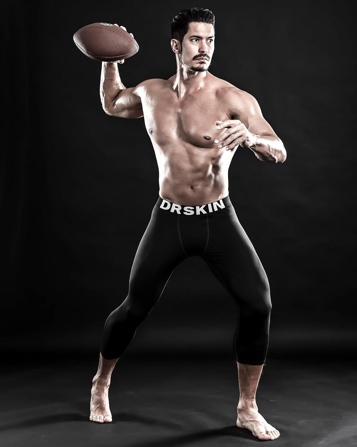 3, 2 or 1 Pack Men’S 3/4 Compression Pants Tights Leggings Shorts Sports Athletic Baselayer Running Workout Active