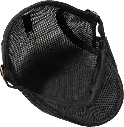 Men'S Breathable Mesh Summer Hat Adjustable Newsboy Beret Ivy Cap Cabbie Flat Cap Gatsby Driving Hunting Hats