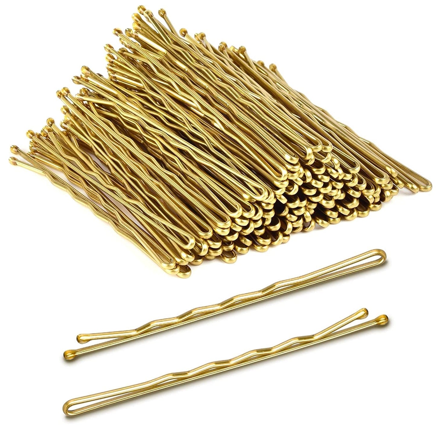 2.75"Long Bobby Pins for Thick Hair, 120PCS Large Bobby Pins Blonde for Women Girls with Box