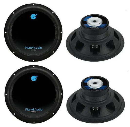 PLANET AUDIO AC12D 12" 7200W Car Audio Power Subwoofers Subs Woofers DVC