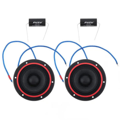 2Pcs Universal 80W 4Ohm 2.5Inch Kevlar Cone Midrange Car Speakers