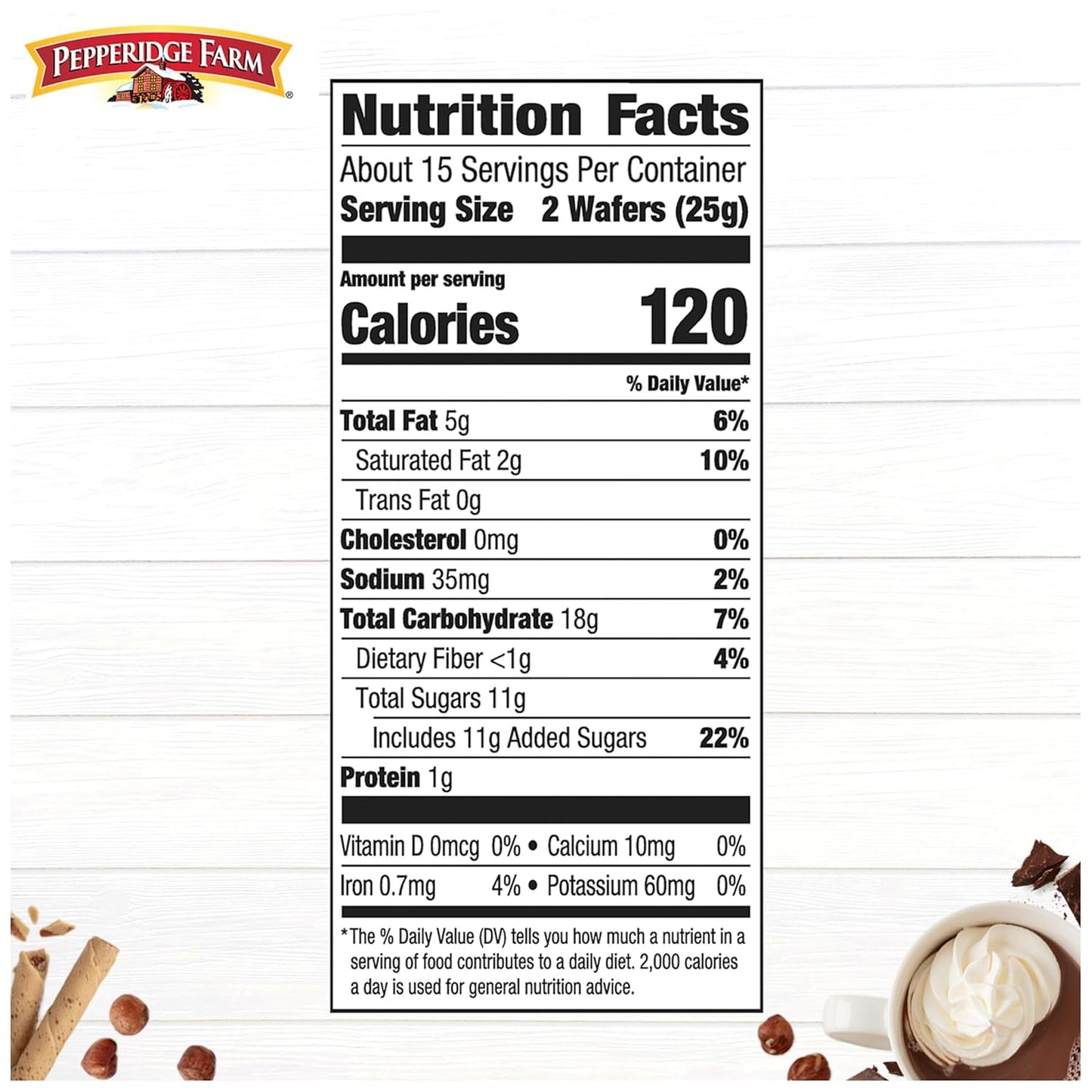Pirouette Cookies, Chocolate Hazelnut Créme Filled Wafers, 13.5 Oz Tin - WORLD TIME VISITS