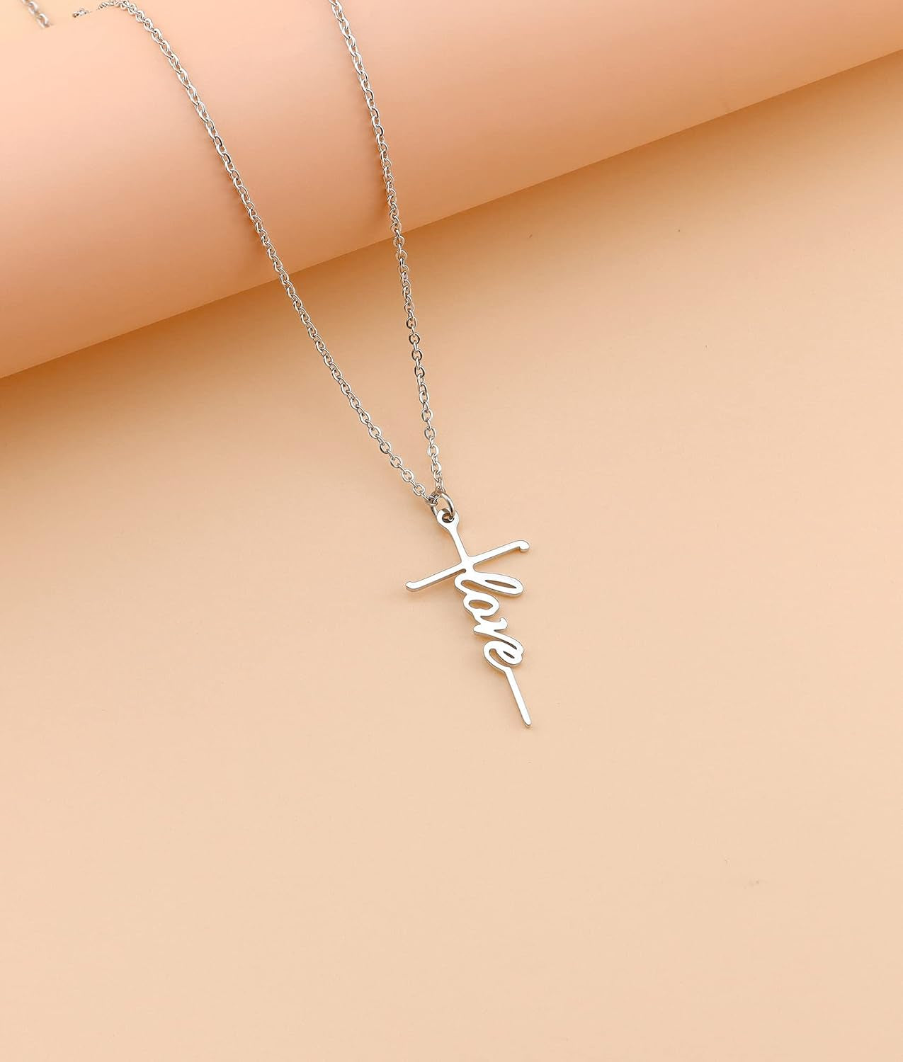 Faith Cross Pendant Necklace for Women Religious Christian Jewelry Mother'S Day Gifts for Women