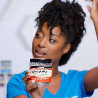 Flaxseed Recipes Don'T Shrink Elongating Hair Curling Gel for Natural Curls, Coils and Waves, Helps Prevent Dryness and Flaking, 15 Oz