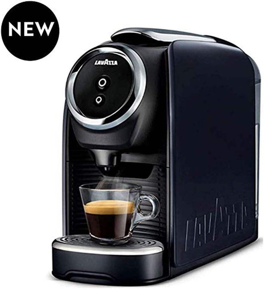 BLUE Classy Mini Single Serve Espresso Coffee Machine LB 300, 5.3" X 13" X 10.2" 2 Coffee Selections: Simple Touch Controls, 1 Programmable Free Dose and 1 Pre-Set - WORLD TIME VISITS