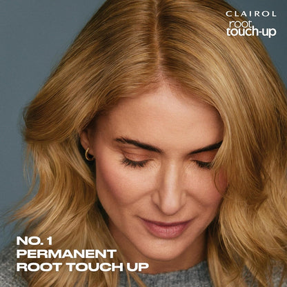 Root Touch-Up by Nice'N Easy Permanent Hair Dye, 4 Dark Brown Hair Color, Pack of 2