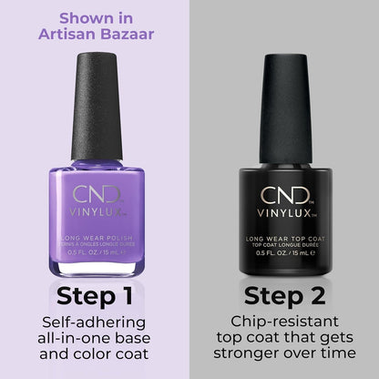 Vinylux Longwear Purple Nail Polish, Gel-Like Shine & Chip Resistant Color, 0.5 Fl Oz