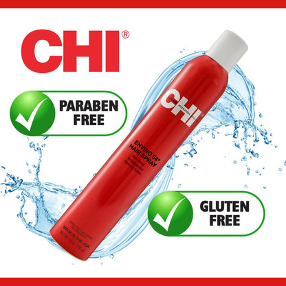 Enviro 54 Hairspray, Firm Hold, Lightweight Spray Finishes & Secures Hairstyles, Sulfate, Paraben & Gluten-Free, 12 Oz
