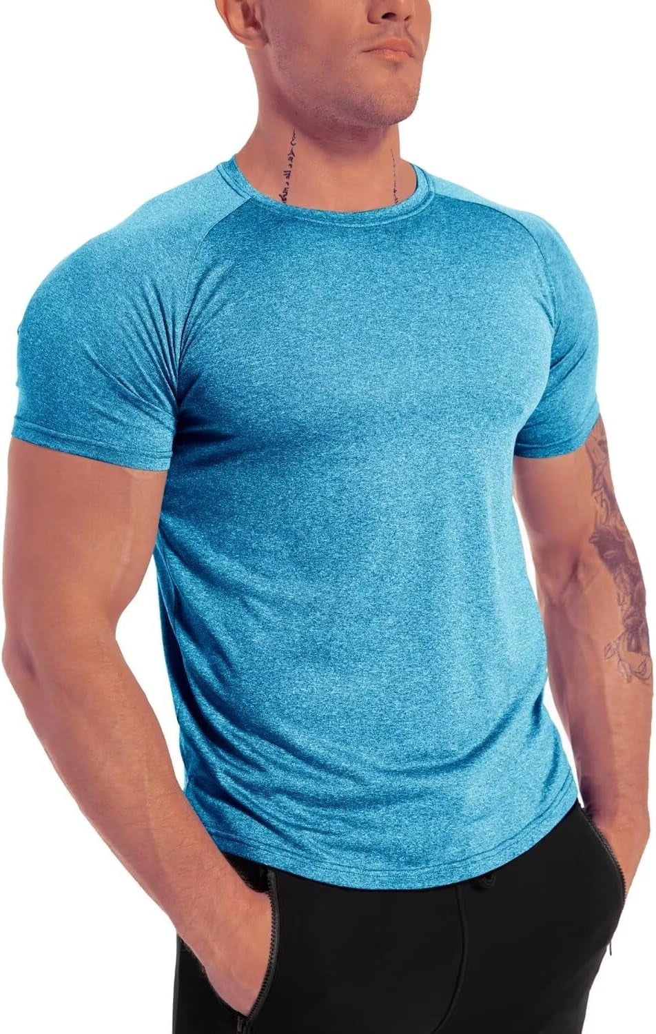 Men'S 3Pack Dry Fit Workout Gym Short Sleeve T Shirt Moisture Wicking Active Athletic Performance Running Shirts - WORLD TIME VISITS
