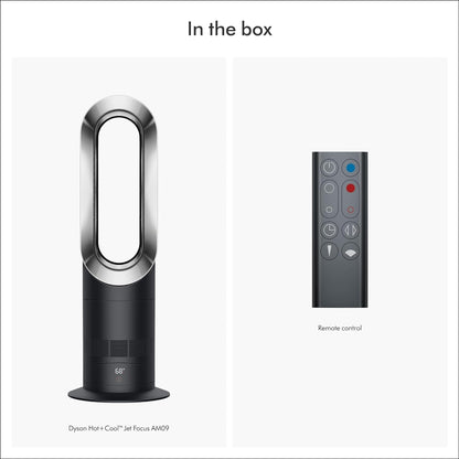 Hot+Cool Fan Heater AM09 Black/Nickel, Large