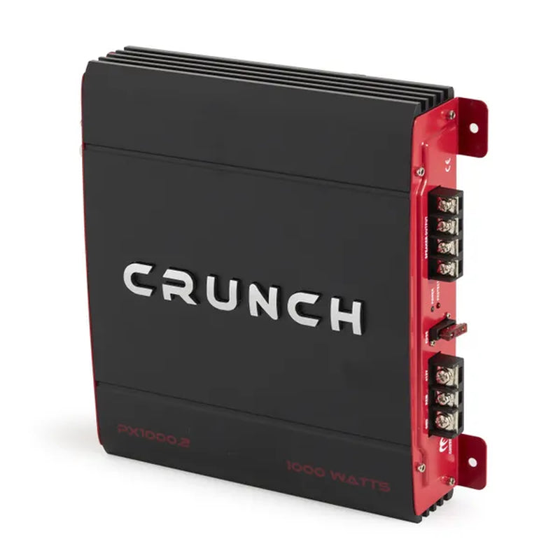 Crunch 2 Channel 1000 Watt Amp A/B Class Car Audio Stereo Amplifier (2 Pack)