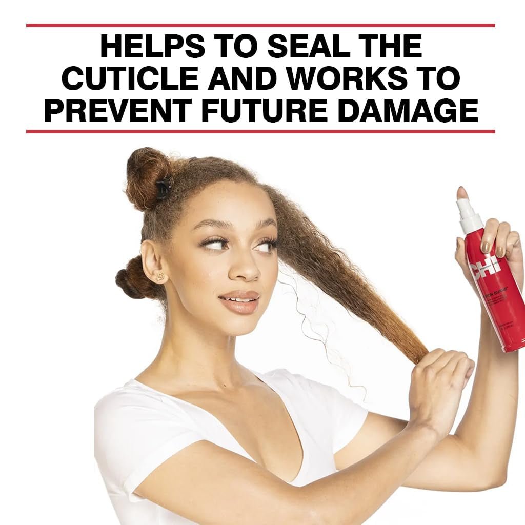 44 Iron Guard Thermal Protection Spray, Nourishing Formula Helps Resist Heat Damage to Hair & Tame Frizz, Clear, 8 Oz - WORLD TIME VISITS