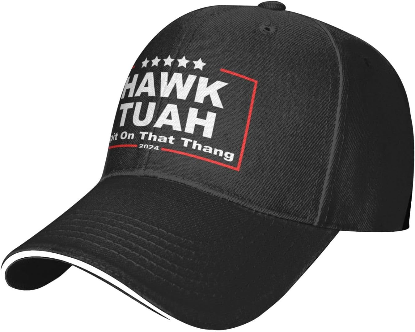 Hawk Tush Hat Hawk Tush Spit on That Thing Hat for Women Funny Baseball Hat Funny Gifts for Women, Black-2 - WORLD TIME VISITS