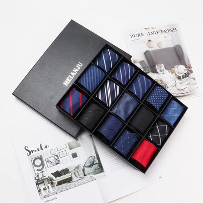 Mens Ties, Mens Zipper Ties Neckties for Men, Silky Zip up Ties, Men'S Pretied Ties Set - WORLD TIME VISITS
