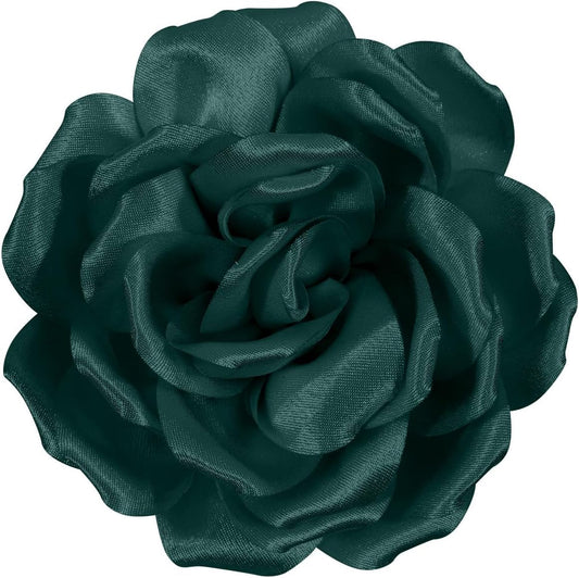 Rose Flower Brooch and Pin | Elegant Hair Clip and Accessory for Women'S Dress
