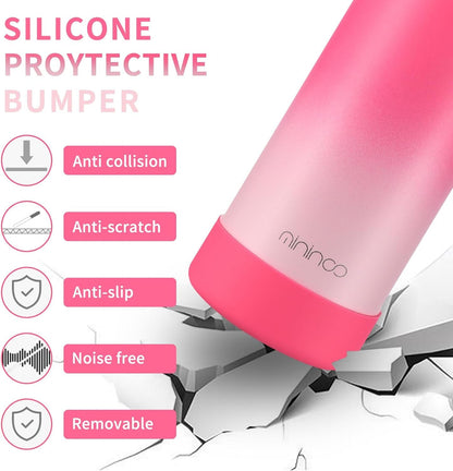 Kids Water Bottle for School, 16Oz Stainless Steel Insulated Water Bottle Kids with Straw Lid for Girls, Boys (Sweat Peach) - WORLD TIME VISITS