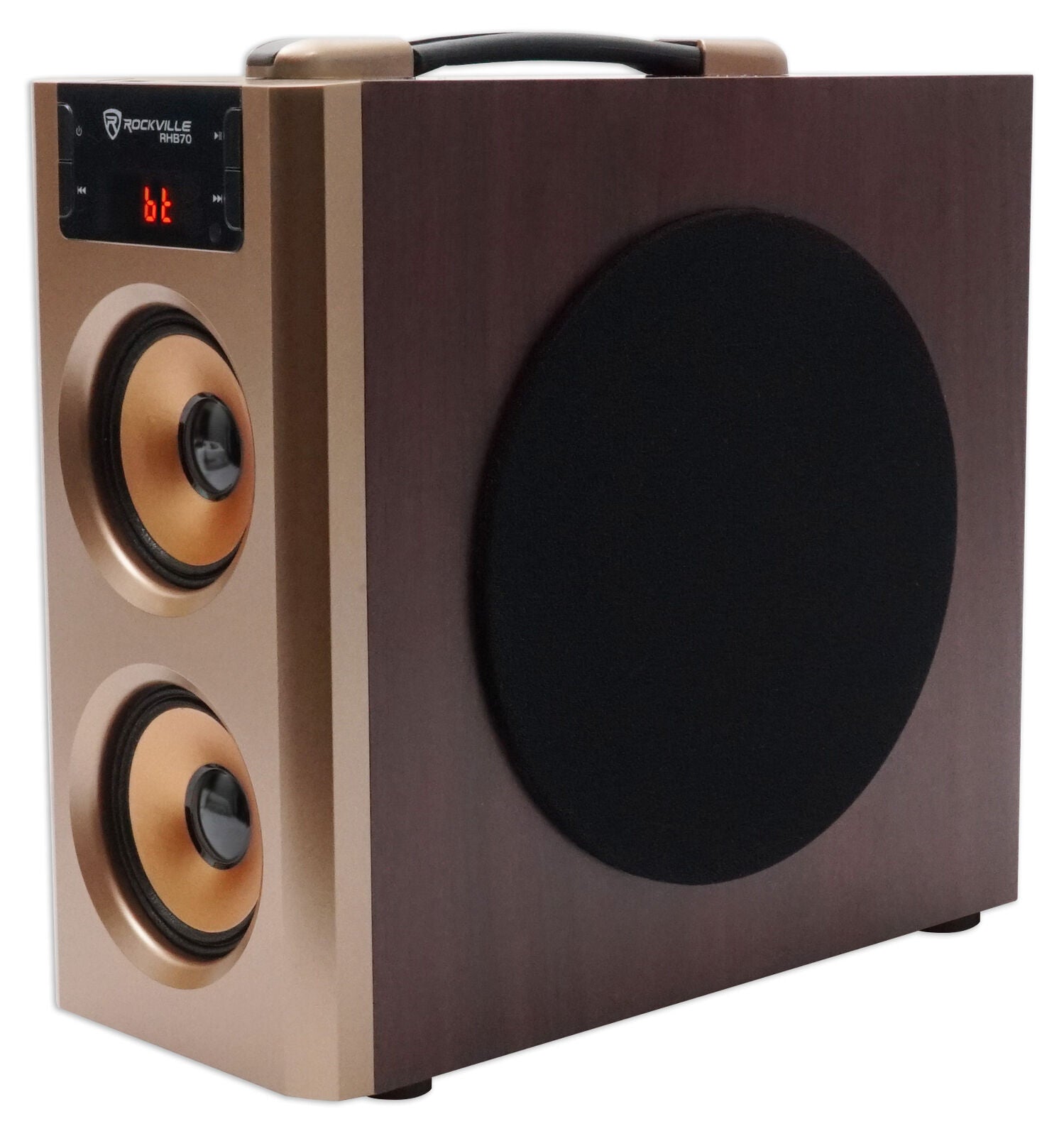 Rockville RHB70 Home Theater Compact Powered Speaker System W Bluetooth/Usb/ - WORLD TIME VISITS