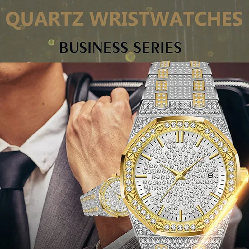 Women Quartz Watch Fashion Bling Casual Ladies Watch Female Gold Wristwatch Crystal Diamond Girls Clock